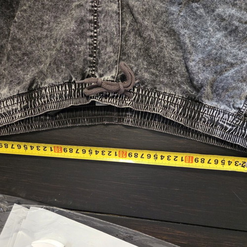 H&M washed black bermuda shorts like new, XXL size