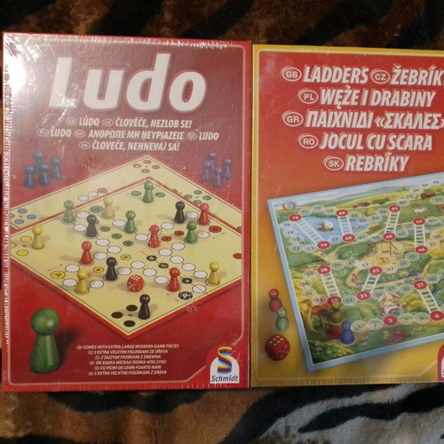 Ludo and Snakes board games new