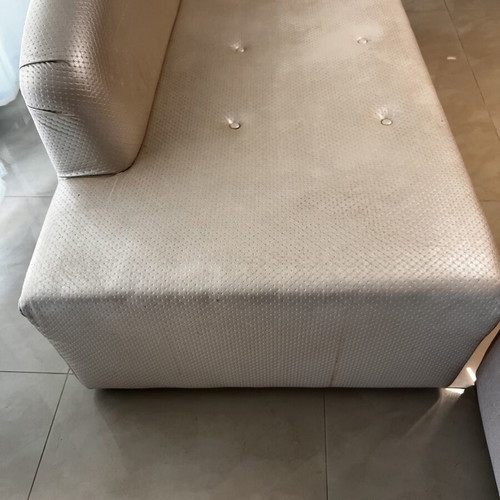 Leather sofa used with minor wear in good condition
