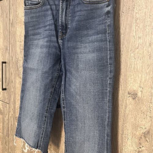 Stradivarius denim shorts used, size S 36 8, blue