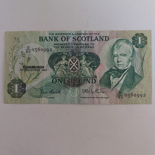 Scotland 1 Pound banknote 1985