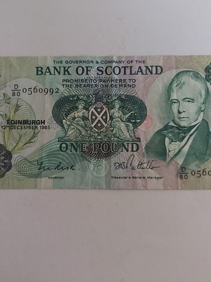 Scotland 1 Pound banknote 1985