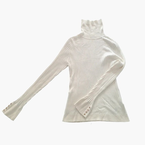 New Look white turtleneck like new with gold details XXL
