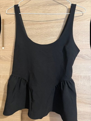 Bershka black top, size M / 38 / 10, new