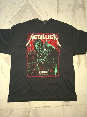 Metallica T-shirt new, 3XL, black, Budapest pop up store
