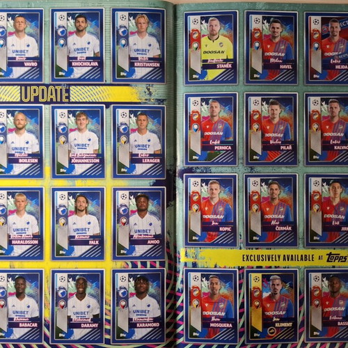Topps UEFA Champions League 2022-23 Album like new, nearly complete