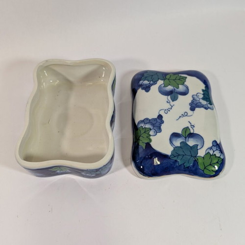 Ceramic fondue pot used 14.5x11x6cm