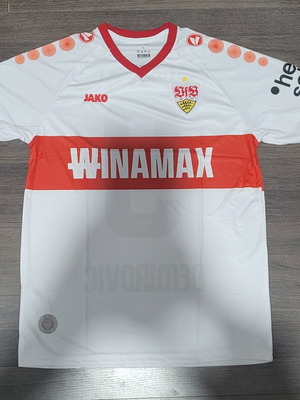Stuttgart Demirovic sports jersey, official replica, size Large