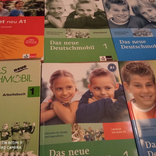 German books new, level A1-B1, set of 6 with CDs