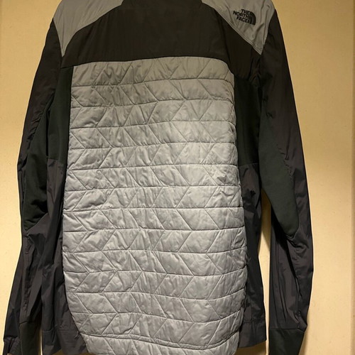 The North Face hybrid full zip jacket used, gray, size M