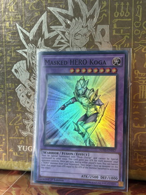 Yu-Gi-Oh! Masked HERO Koga fusion card