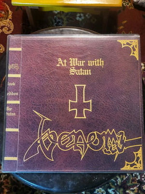 Venom At War With Satan transparent LP like new