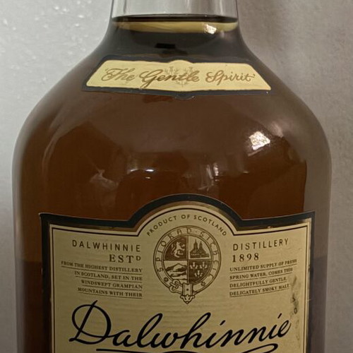 Dalwhinnie 15 Years Old Single Highland Malt Scotch Whisky 1L new