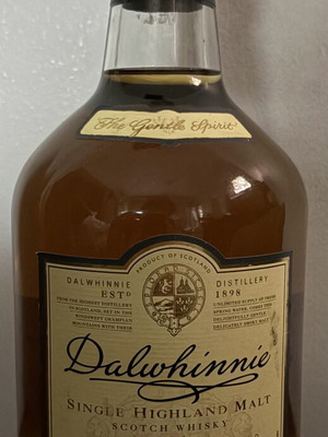 Dalwhinnie 15 Years Old Single Highland Malt Scotch Whisky 1L καινούργιο