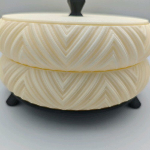 Jewelry box new with compartments and 3d printed base from esun pla pastel