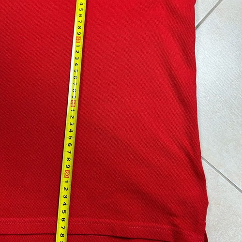 Ducati Polo shirt used, men's large red short sleeve