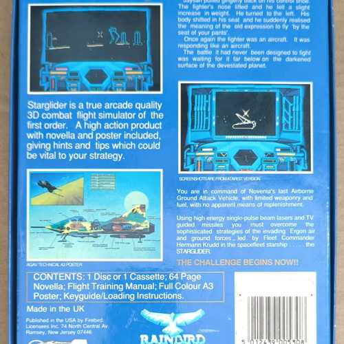 Starglider (Rainbird / Firebird) ZX Spectrum game like new, complete in box