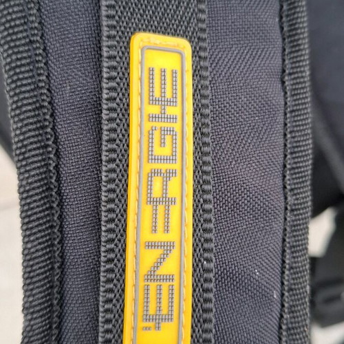 Energie backpack daily use like new, silver mirror design (~15L)