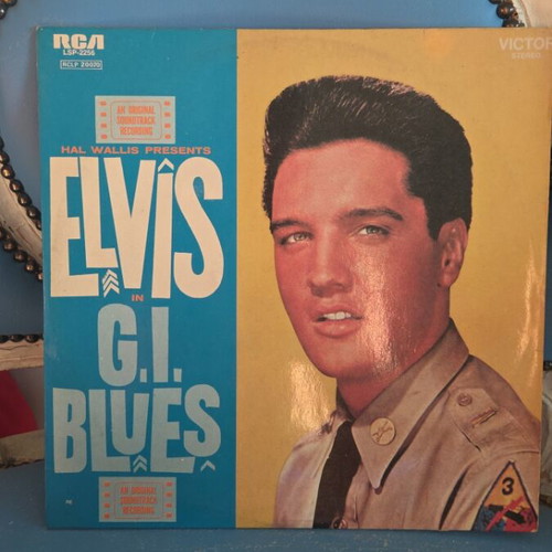 Elvis Presley G.I. Blues LP vinyl record used, rock soundtrack