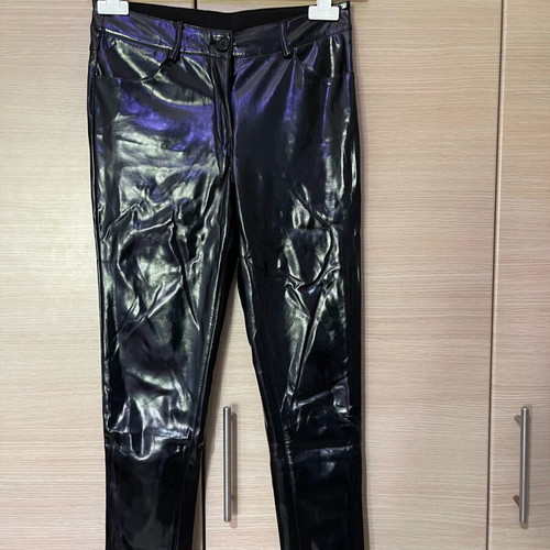 Vinyl pants black like new, size XS