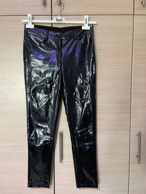 Vinyl pants black like new, size XS