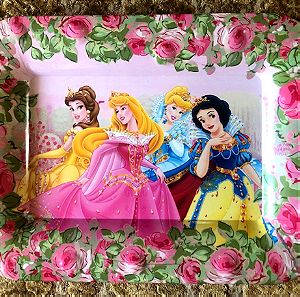 Mικρές πριγκίπισσες της Disney πλαστικός  δίσκος
