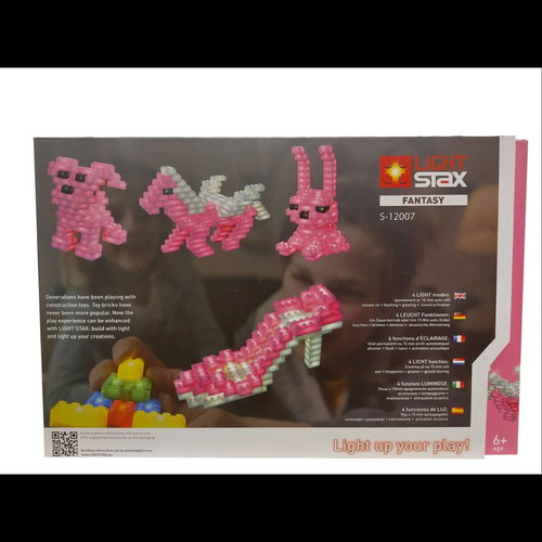 Open Brick Source Light STAX Fantasy 4 σε 1 με επαναφορτιζόμενη βάση τροφοδοσίας και 4 λειτουργίες φωτισμού καινούργιο