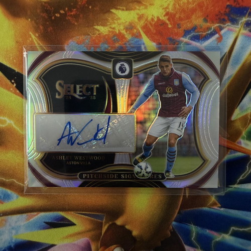 Ashley Westwood Auto Panini Select EPL Aston Villa card