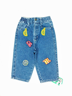 Vintage children's denim pants Pritti A.E. new with tags, size S