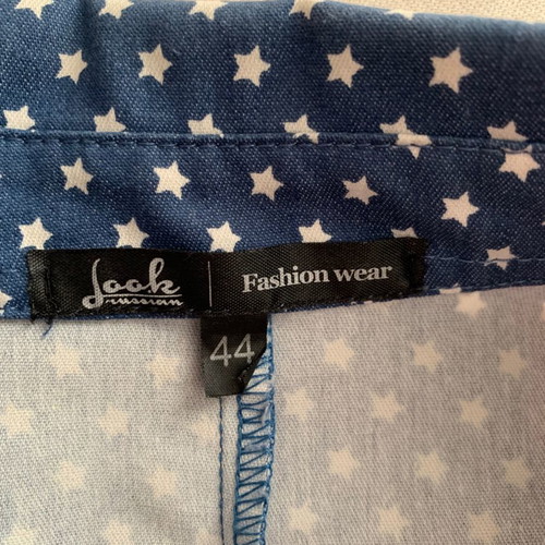 Dress new, size 44, white and blue