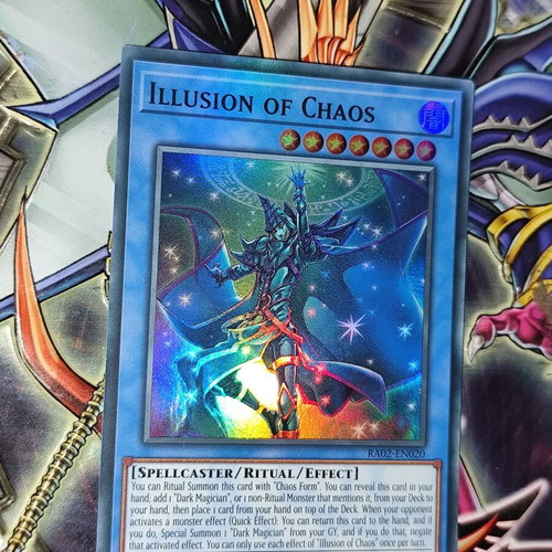 Illusion of Chaos Yu-Gi-Oh Card new, super rare