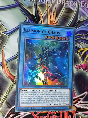 Illusion of Chaos Yu-Gi-Oh Card new, super rare