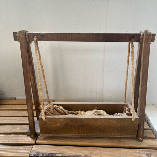 Wooden decorative used for flowers or handmade items