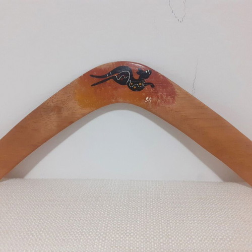 Handmade Australian boomerang like new, hand-painted