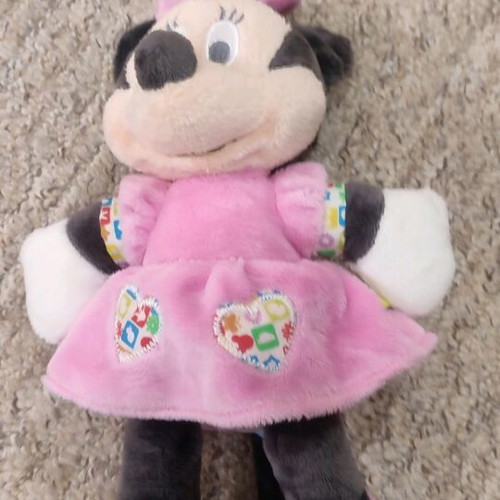 Βρεφική λούτρινη κουδουνίστρα Minnie σαν καινούργιο