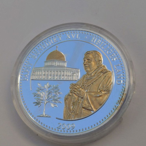 Set of 7 large commemorative medals Germany, 2009, Pope Benedict XVI