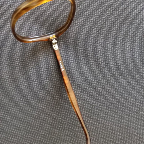 Loda vintage handmade eyeglass frame new, soft brown