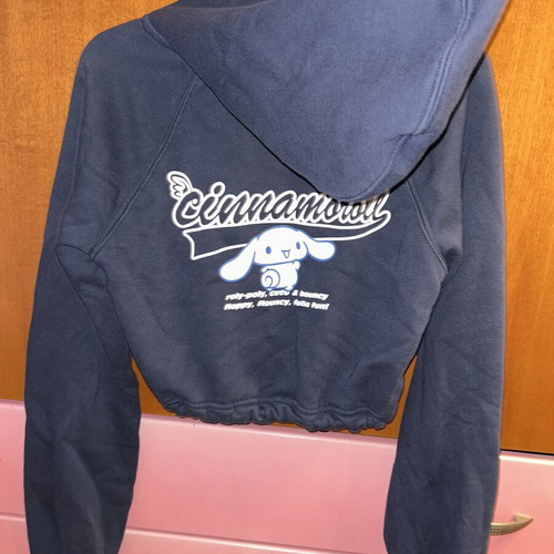 Bershka dark blue zipped jacket like new, size XS