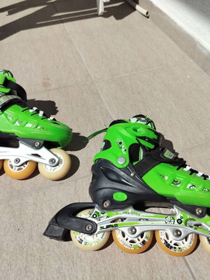 Athlopaidia Inline Rollers adjustable size 35-38 used