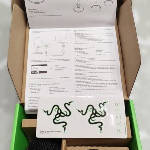 Gaming Microphone Razer Seiren Mini new, black