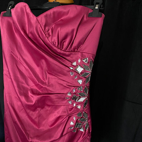 Desiree fuchsia dress like new, size S for wedding baptism