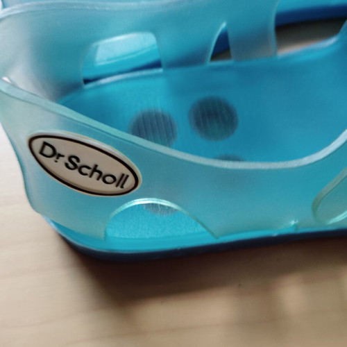 Silicone sandals size 33 like new, blue
