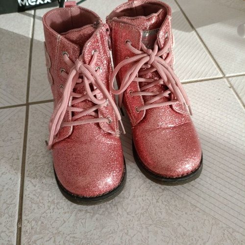 Girls' boots used, size 27, pink