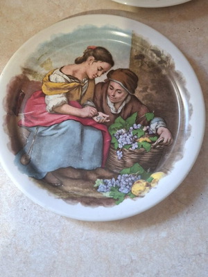 Porcelain plates German, 4 pieces, like new
