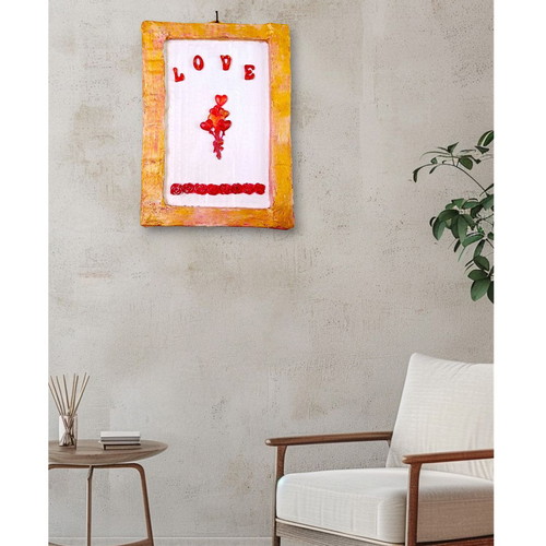 Valentine's Day gift handmade frame or tabletop decoration new