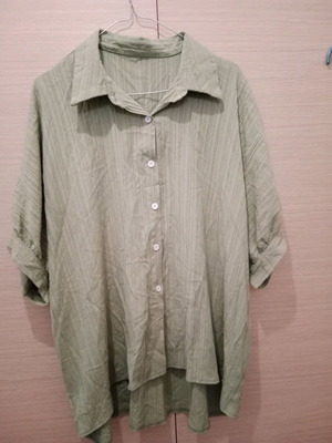 Pistachio oversized shirt new, size L
