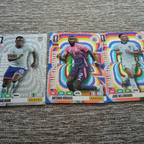 Panini FIFA World Cup 2026 Adrenalyn XL Limited Edition cards set of 3