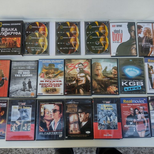 DVD and CD pack like new, 105 pieces