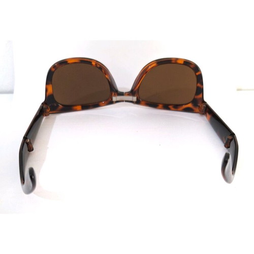 Foldable sunglasses used, brown