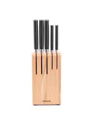 Brabantia Profile knife block with 5 knives new